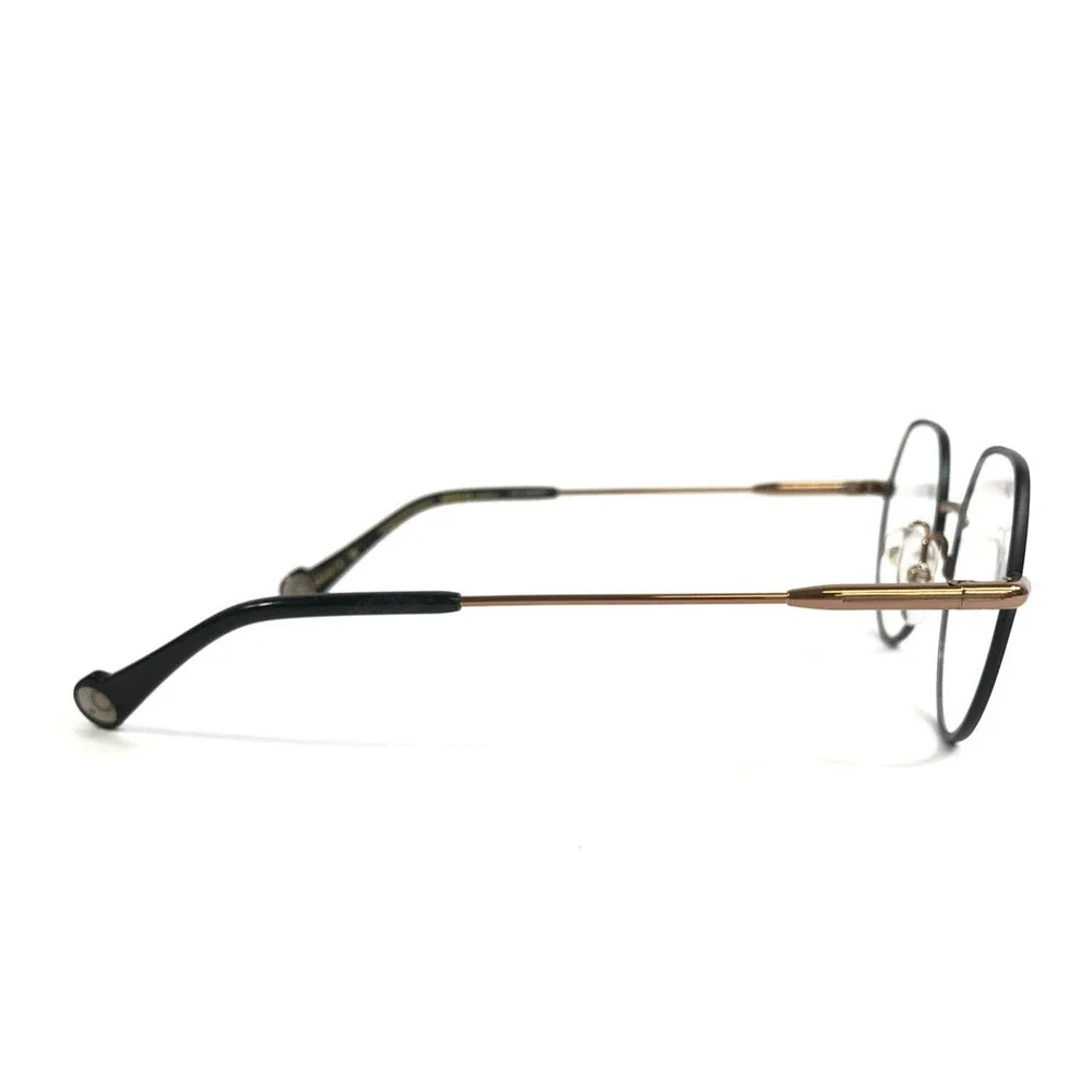 Etnia Barcelona Eyeglasses Frame STOA BKBZ Black Bronze Round Wire Rim 49-19-138
